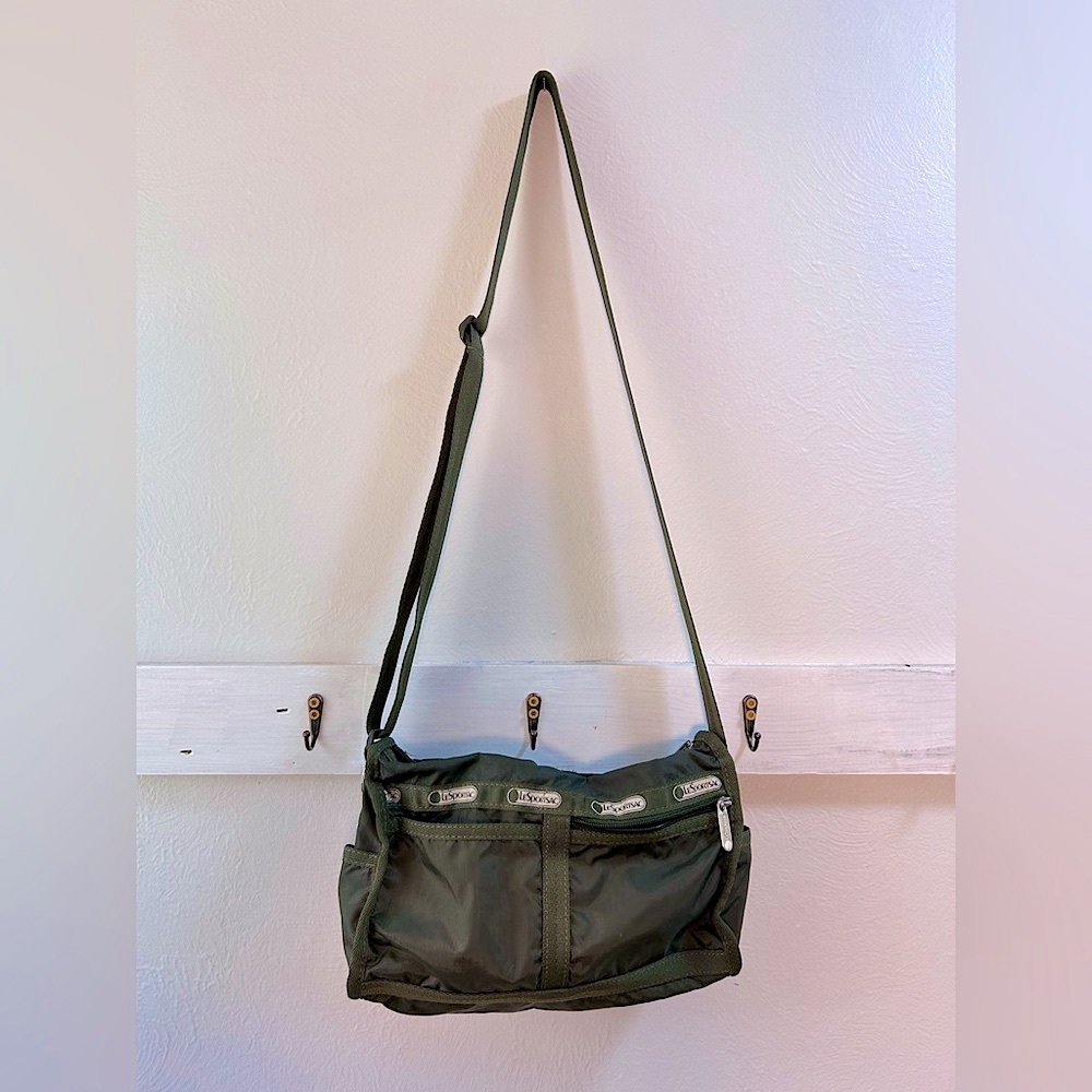 Lesportsac Olive Green Shoulder Bag